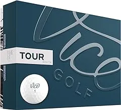 Vice Golf Tour White 2020 | 12 Golf Balls | Features: Excellent Short Game Spin, Straight Trajectory, Soft Feel | Profile: Designed for Casual Golfers