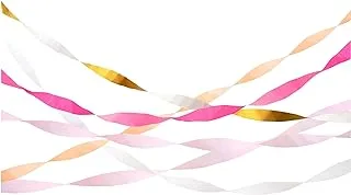 Meri Meri Crepe Paper Streamers 5 Pieces, Pink