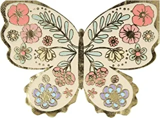 Meri Meri Floral Butterfly Paper Napkins 16 Pieces