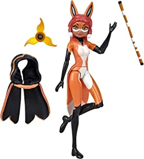 Miraculous Ladybug Rena Rouge in Great Escape Doll ، ارتفاع 12 سم ، متعدد الألوان