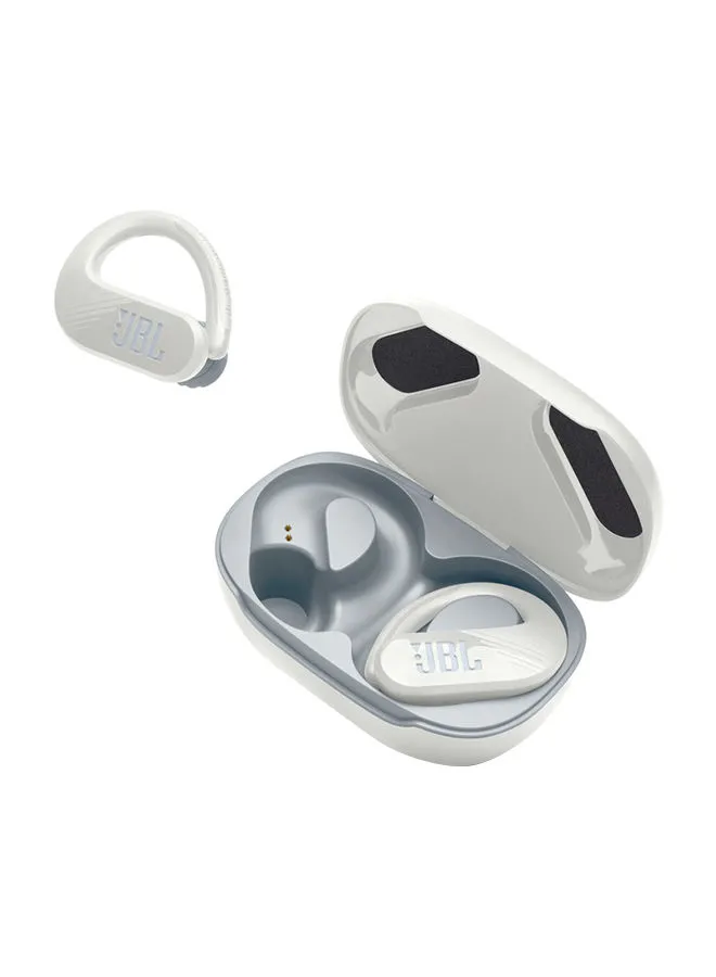 JBL Endurance Peak 3 Dust And Water Proof True Wireless Active Earbuds White