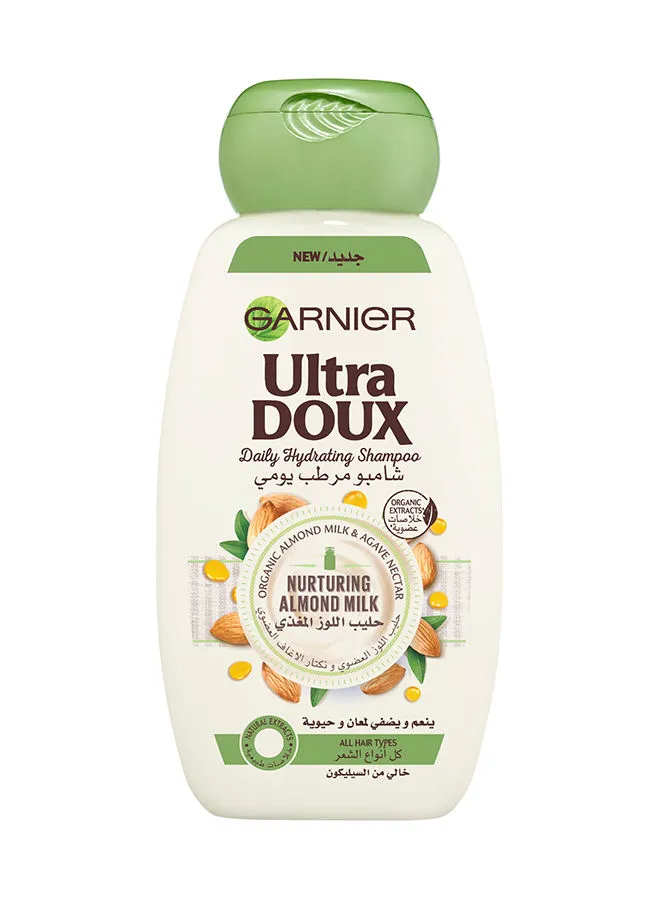 Garnier Ultra Doux Nurturing Almond Milk Shampoo 600ml