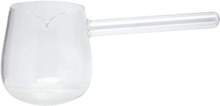 Reem Borosilicate Glass Coffee Warmer, 330 ml, Clear