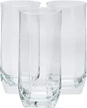 LAV 3 Peices TUNA Glass, 330 ml, Clear
