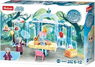 Sluban Girl's Dream Series - Dinner Building Set From Fairy Tales Of Winter 107 Pcs