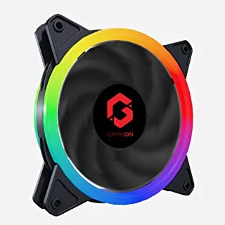 GAMEON - U-2 Falcon GLAZE FAN, Memory Function and Quick off Anti-Vibration System Compatible with All PC System