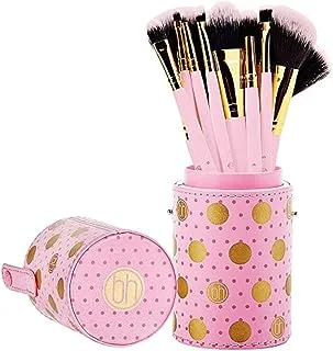 BH Cosmetics Pink a Dot Brush 11 Piece Set