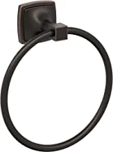 Amerock BH36092ORB | Oil Rubbed Bronze Towel Ring | 7-9/16 in (192 mm) Length Towel Holder | Stature | Hand Towel Holder for Bathroom Wall | Small Kitchen Towel Holder | Bath Accessories