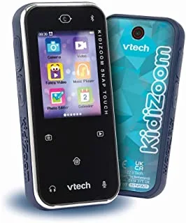 VTech - هاتف كيديزوم سناب تاتش | لعبة تعليمية وجهاز اتصال آمن للأطفال يضم كتبًا إلكترونية وكاميرا وتطبيقات صديقة للأطفال وألعابًا والمزيد ، ومناسب للأولاد والبنات | +6 سنوات - أزرق