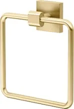 Gatco 4062 Elevate Towel Ring, Brushed Brass