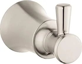 hansgrohe Joleena Robe Hook 3-inch Transitional Accessories in Brushed Nickel, 04788820