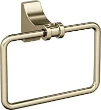 Amerock | Towel Ring | 5-1/4 inch (133 mm) | Golden Champagne | Davenport | Towel Holder | Bath Hardware | Bathroom Accessories