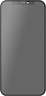 Promate Matte Privacy Screen Protector for iPhone 12 Pro Max, Premium Anti-Glare 9H Hardness Tempered Glass Protector, APEX-I12MAX