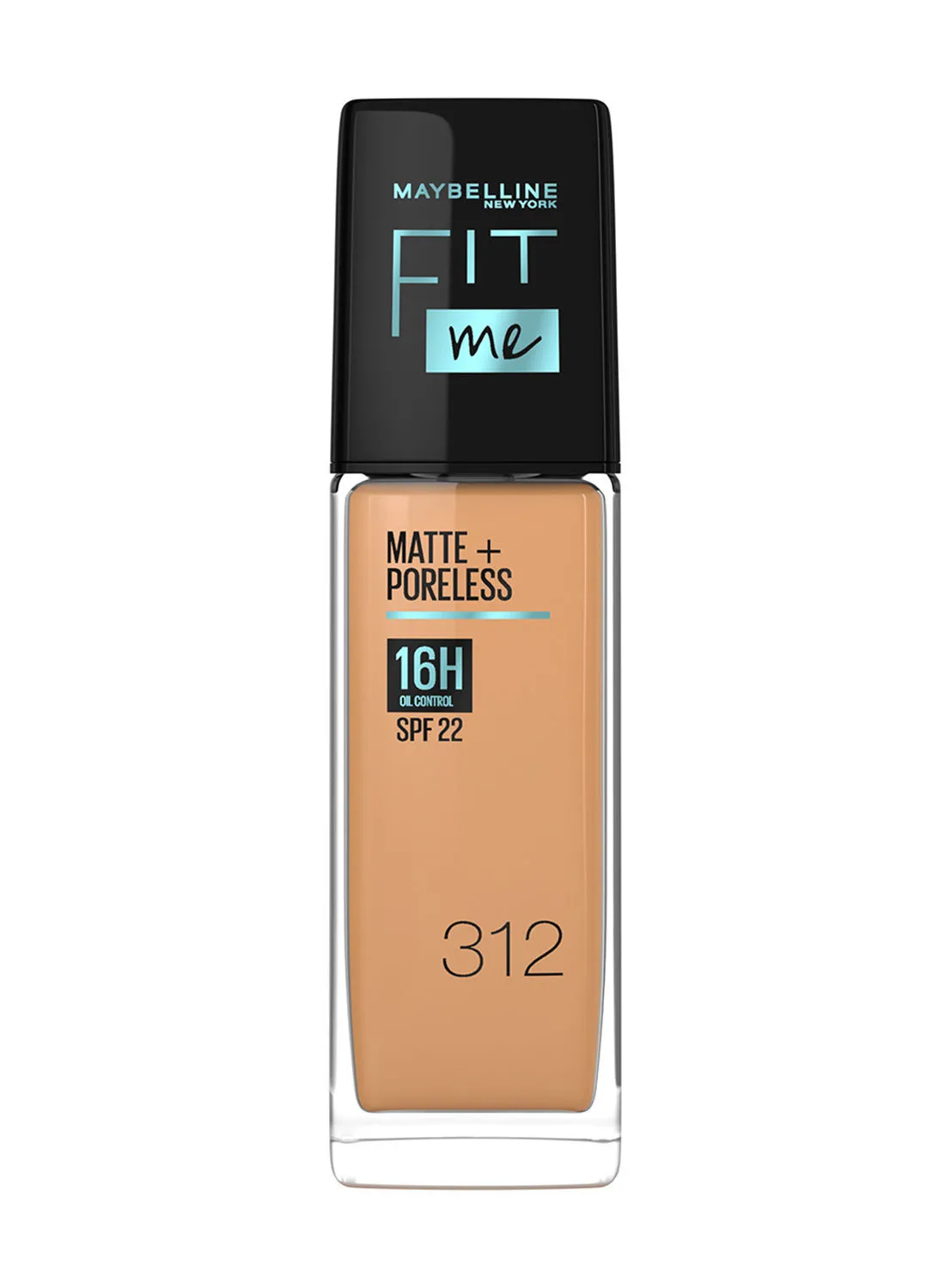 MAYBELLINE NEW YORK Maybelline New York Fit Me Matte & Poreless Foundation 16H Oil Control with SPF 22 - 312