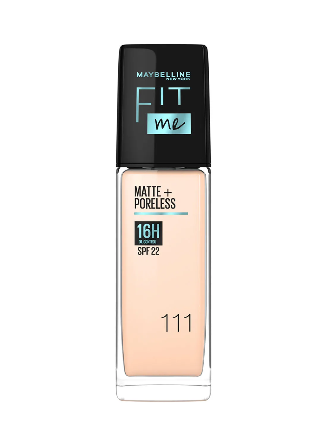 MAYBELLINE NEW YORK Maybelline New York Fit Me Matte & Poreless Foundation 16H Oil Control with SPF 22 - 111
