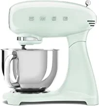Smeg SMF03PGUK, 50's Style, Stand Mixer full color, 10 Speed Settings, 800W, Pastel Green