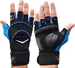 Vicky Elite, M Gym Gloves,Black-Blue