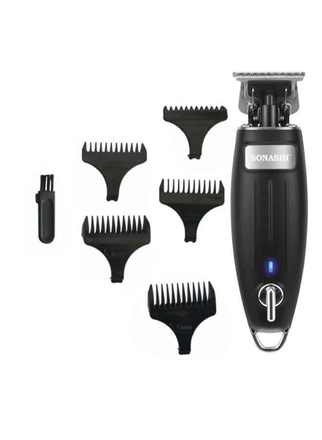 SONASHI Professional Cordless Hair Clipper with Hair Trimming & Grooming Kit Black SHC-1054