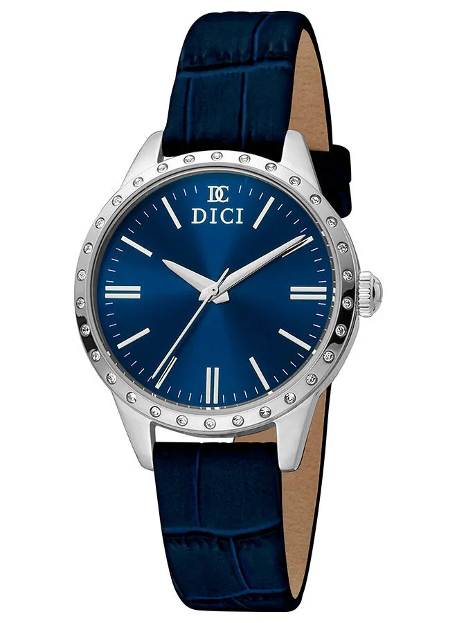 DICI Women's Analog Leather Wrist Watch - DC1L220L0014 - 28 mm