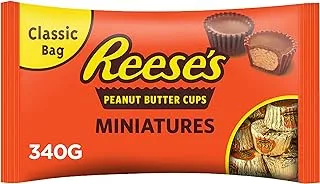 Reese's Miniatures Wrapped Peanut Butter Cup Candy, 340 g