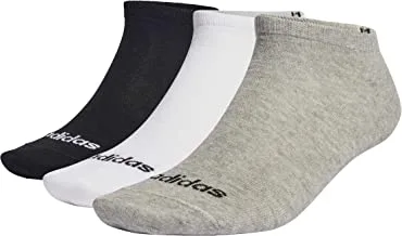 adidas Unisex Thin Linear Low-Cut Socks 3 Pairs Socks
