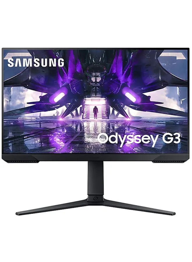 شاشة الألعاب Samsung Odyssey G3 مقاس 24 بوصة AG320 بمعدل تحديث 165 هرتز ووقت استجابة 1 مللي ثانية | AMD Free Sync ، تصميم مريح ، ارتفاع قابل للتعديل ، أوضاع الإمالة والتدوير والدوران المحوري ، LS24AG320NMXUE أسود