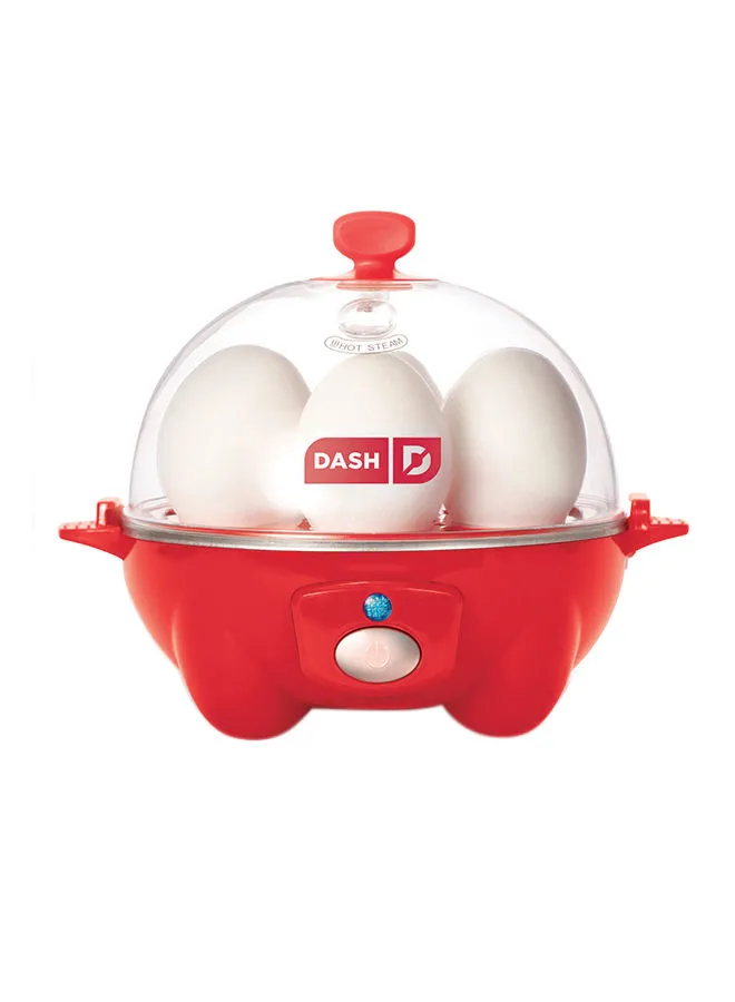 Dash Rapid Egg Cooker: 6 Egg Capacity Electric Egg Cooker For Hard Boiled Eggs, Poached Eggs, Scrambled Eggs, Or Omelets With Auto Shut Off Feature 360 W DEC005RD Red