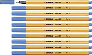 قلم ستابيلو بوينت 88 بلون الترامارين 10 قطع
