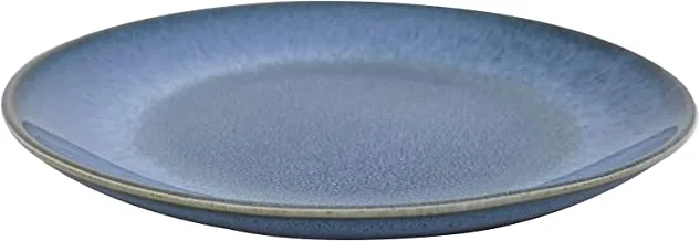 Trust Pro Oven Dish Porcelein Flat Bowl, 23 cm, Blue