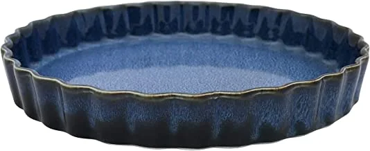 Trust Pro Oven Dish Porcelain Custard Bowl, 12 Pieces, 29 cm, Blue