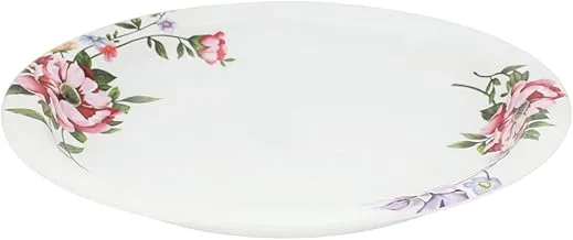 Abir Round Plate, 12 Pieces, 50 cm, White