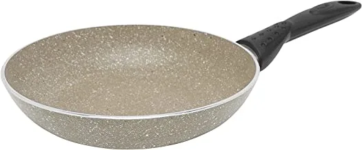 Trust Pro Non Stick Fry Pan with 2 Layered Ceramic Coating, 22 cm, Ash