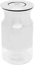 Flamberg Premium Jar for Storage, 840 ml, Silver