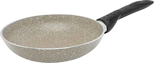Trust pro non stick fry pan with 2 layered ceramic coating, 18 cm, ash