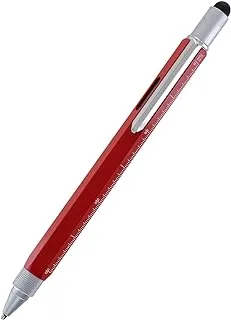 مونتيفردي يو إس إيه بلمسة واحدة ، قلم حبر جاف ، أحمر (Mv35250)