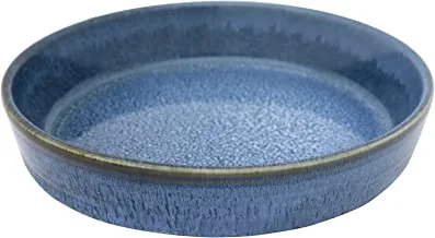Trust Pro Oven Dish Porcelain Round Bowl, 12 Pieces, 20 cm, Blue