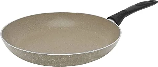 Trust Pro Non Stick Fry Pan with 2 Layered Ceramic Coating, 28 cm, Ash