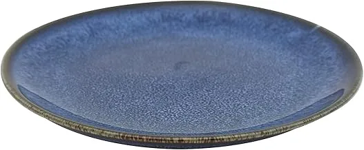 Trust Pro Oven Dish Porcelein Flat Bowl, 12 Pieces, 18 cm, Blue