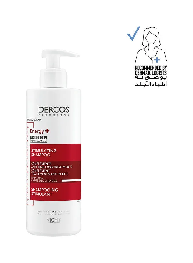 VICHY Dercos Energy Plus Stimulating And Anti Hair Loss Shampoo With Aminexil 400grams