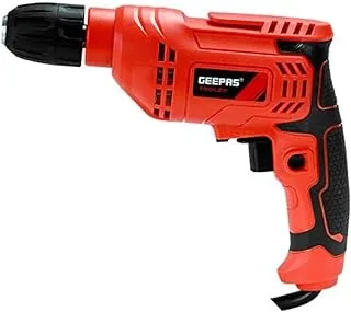 Geepas Toolz 450W Electric Percussion Drill, Red/Black
