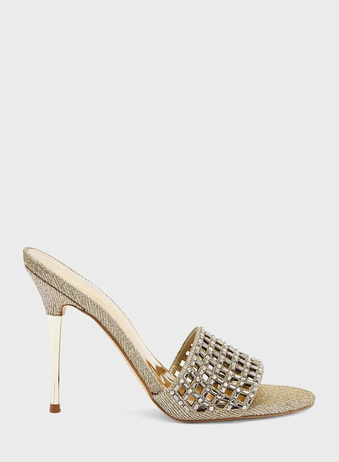 GUESS Mably Studded Heeled Sandals