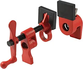 BESSEY PC12-2, 1/2 In., Pipe Clamp, traditional style, high and wide base