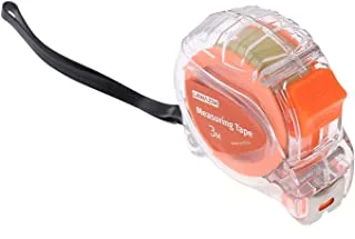 Lawazim Transparent Measuring Tape 3m | Powerful blade spring retracts the blade smoothly