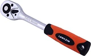 Lawazim Ratchet Wrench-3/8inch-Rust Resistant Socket Wrench with Quick-release Mechanism -for Nut and Bolt Tightening in Mechanic Automotive Workshop Construction Plumbing Home Improvement and Repairs