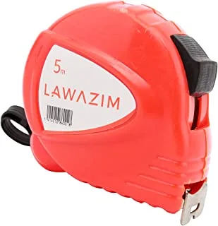 Lawazim Measuring Tape 5m | Powerful blade spring retracts the blade smoothly