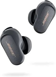 Bose QuietComfort® Noise Canceling Earbuds II - سماعات أذن لاسلكية حقيقية مع صوت وإلغاء ضوضاء مخصص - إصدار محدود رمادي Eclipse