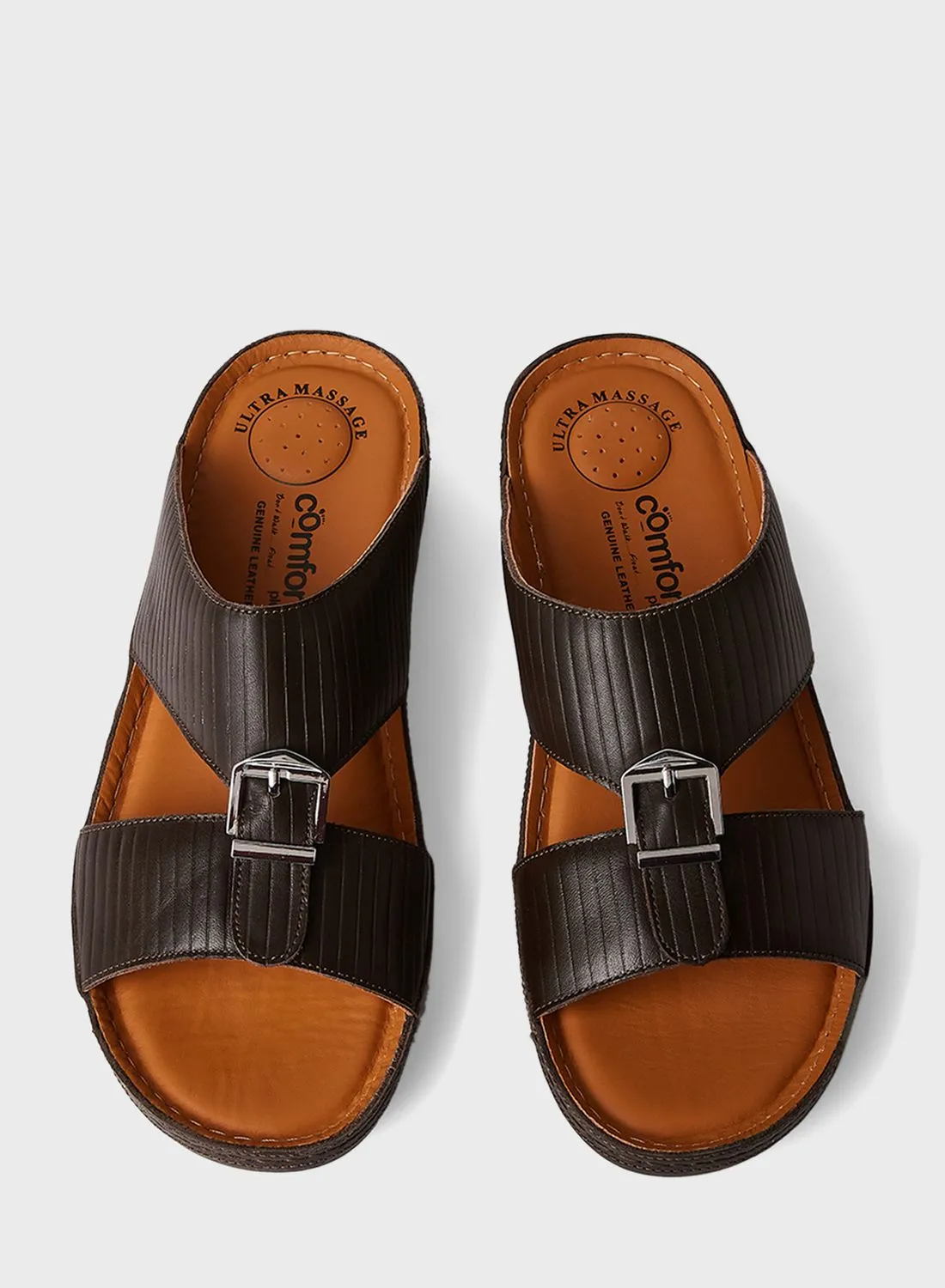 Comfort Plus Quilted Leather Sandals