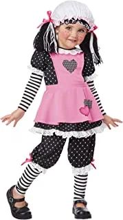 California Costumes Rag Dolly Toddler Costume, 3-4
