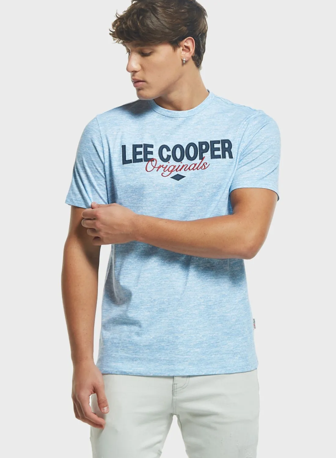 Lee Cooper Printed Round Neck T-Shirt