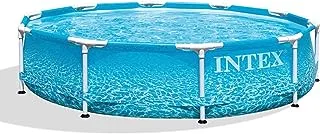 Intex 28206EH 10 X 30 Rust Resistant Strong Durable Steel Metal Frame Circular Beachside Swimming Pool